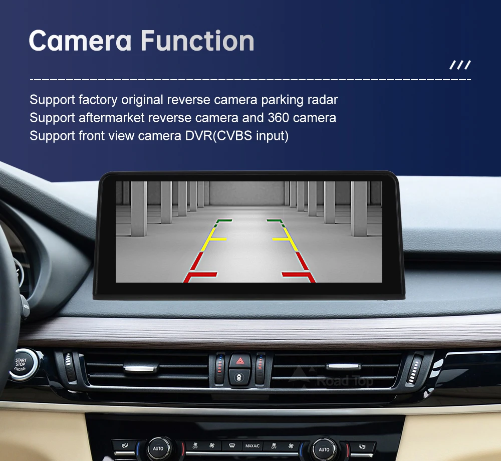 Road Top Linux Touch Screen For BMW X5 F15 F85 X6 F16 F86 2014-2016 Wireless Carplay Display Android Auto Car Multimedia Player