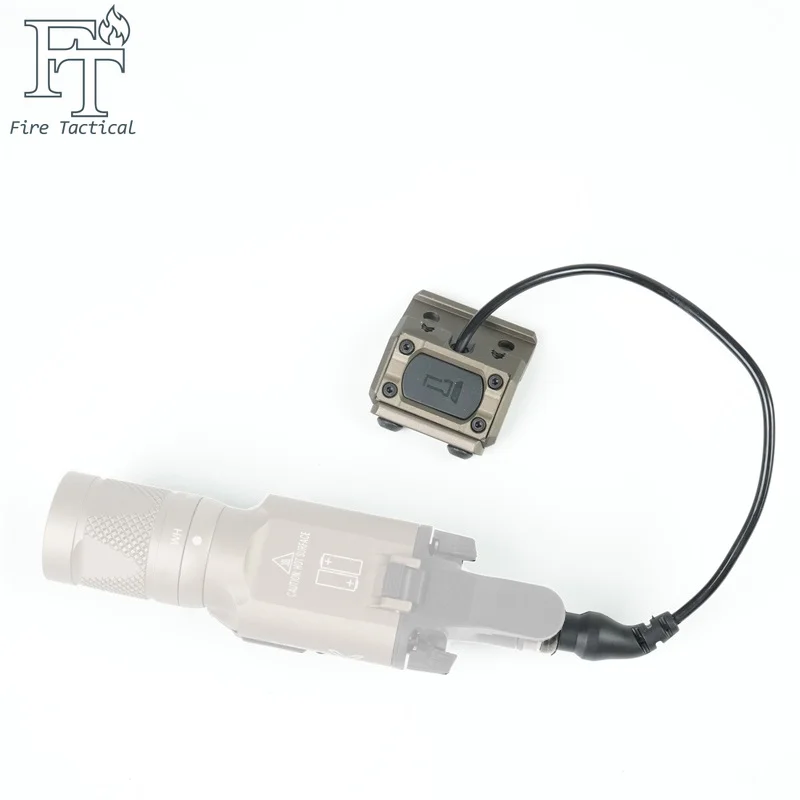 Metal SF Plug MoButton Pressure Switch Tactics Surefir M300 M600 Weapons Flashlight Remote Switch Fit 20MM Rail