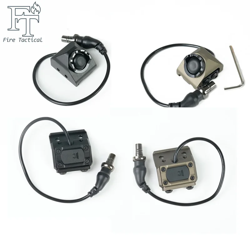 Metal SF Plug MoButton Pressure Switch Tactics Surefir M300 M600 Weapons Flashlight Remote Switch Fit 20MM Rail