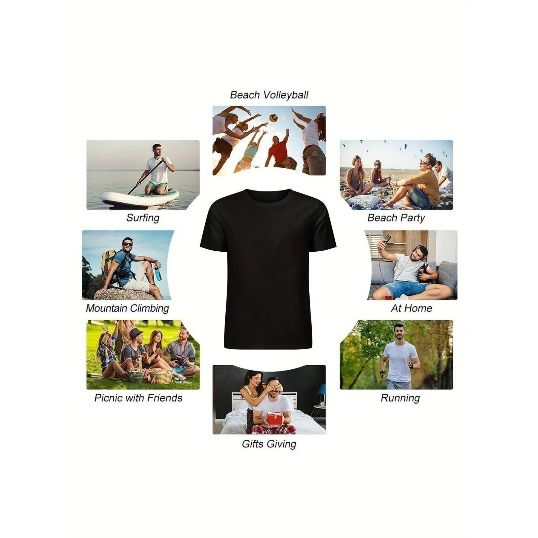 Funny Highland Cow American Flag Graphic T Shirt 4th of July Unisex Summer Short Sleeve Crew Neck Tees Pure Fabric Regular Fit Casual Everyday Holiday Celebration Tops for Men Women