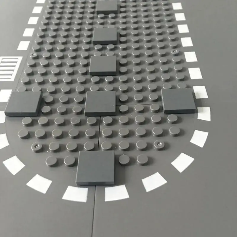 200PCS Flat Tile 2x2 Bricks MOC Assemble Particles 3068 Size Smooth Building Blocks DIY Educational Creative Toy for Kids