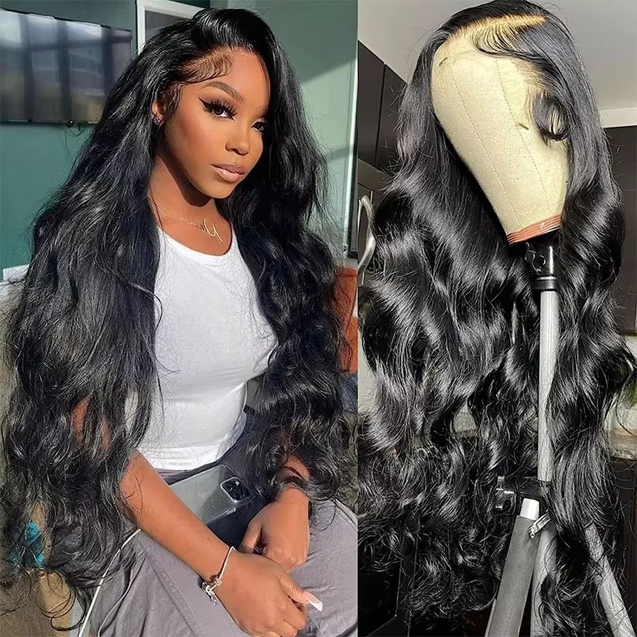 250% Density 30 Inch Body Wave 13x4 13x6 HD Lace Frontal Human Hair Wig For Women Burmese Glueless Front Wig Pre Pluck