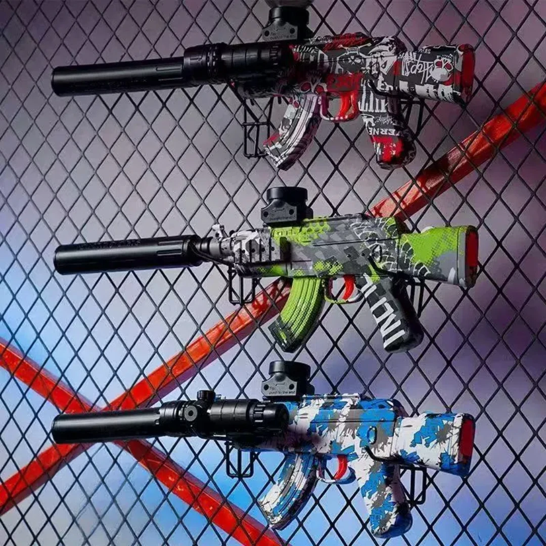 Set Electric Splatter Blaster Toy, Outdoor Team Games, Christmas, Halloween, Birthday, New Year Gift for Ages 14+