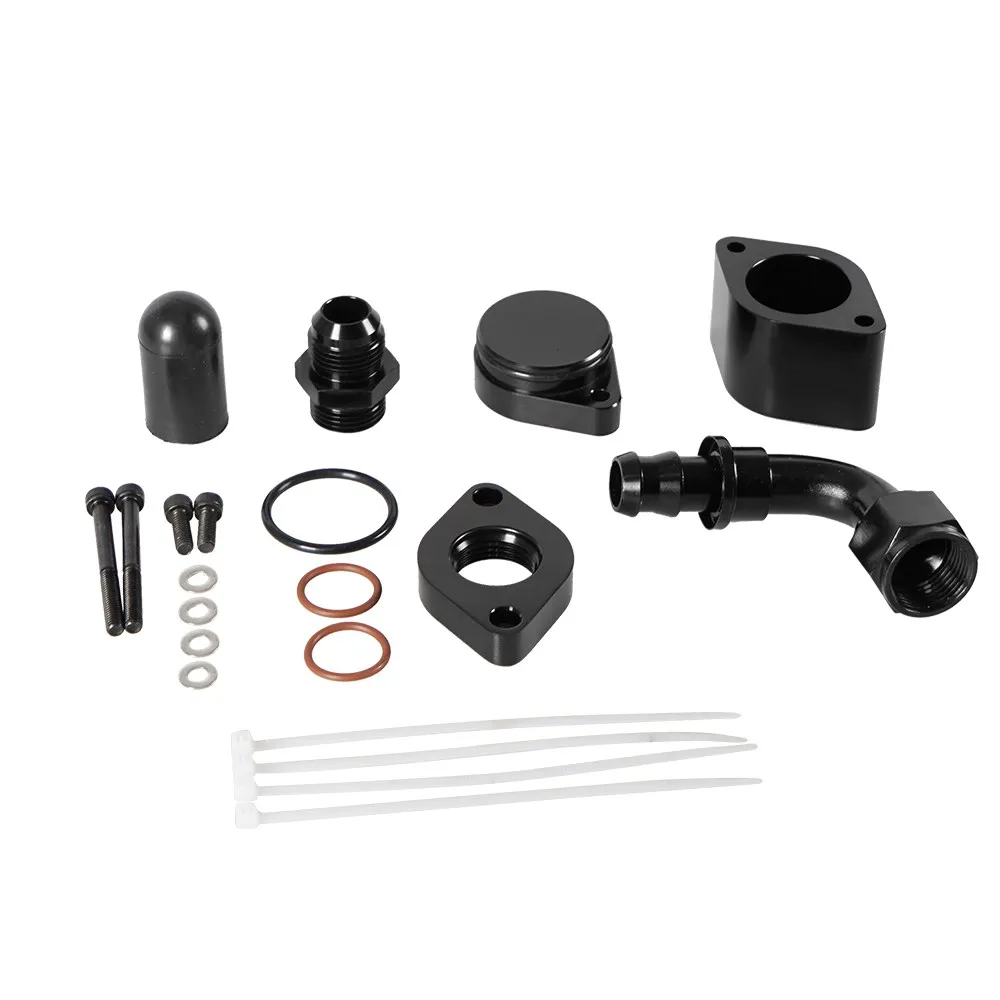 High Quality 5/8'' 6FT Hose Turbo Piping Kit CCV Crank Case Vent Reroute Basic Kit For 2011-2019 Ford 6.7L Diesel TF-1067