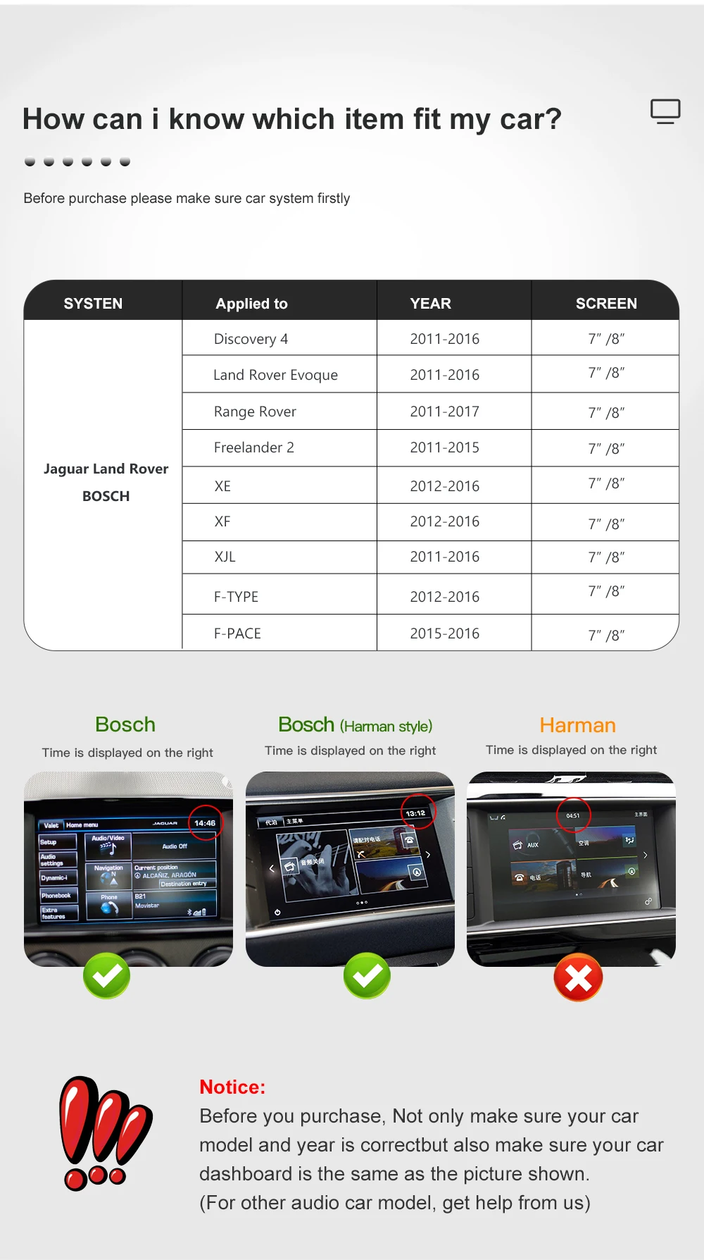 2025 New Wireless Carplay For Land Rover Jaguar Bosch Discovery 4 Aurora Freelander 2 XE XF XJ Airplay Android Auto