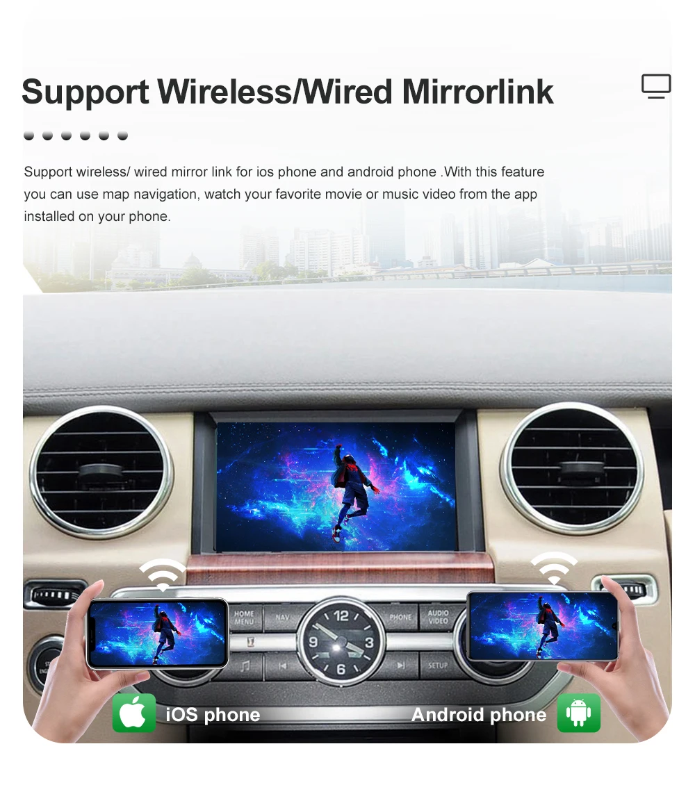 2025 New Wireless Carplay For Land Rover Jaguar Bosch Discovery 4 Aurora Freelander 2 XE XF XJ Airplay Android Auto
