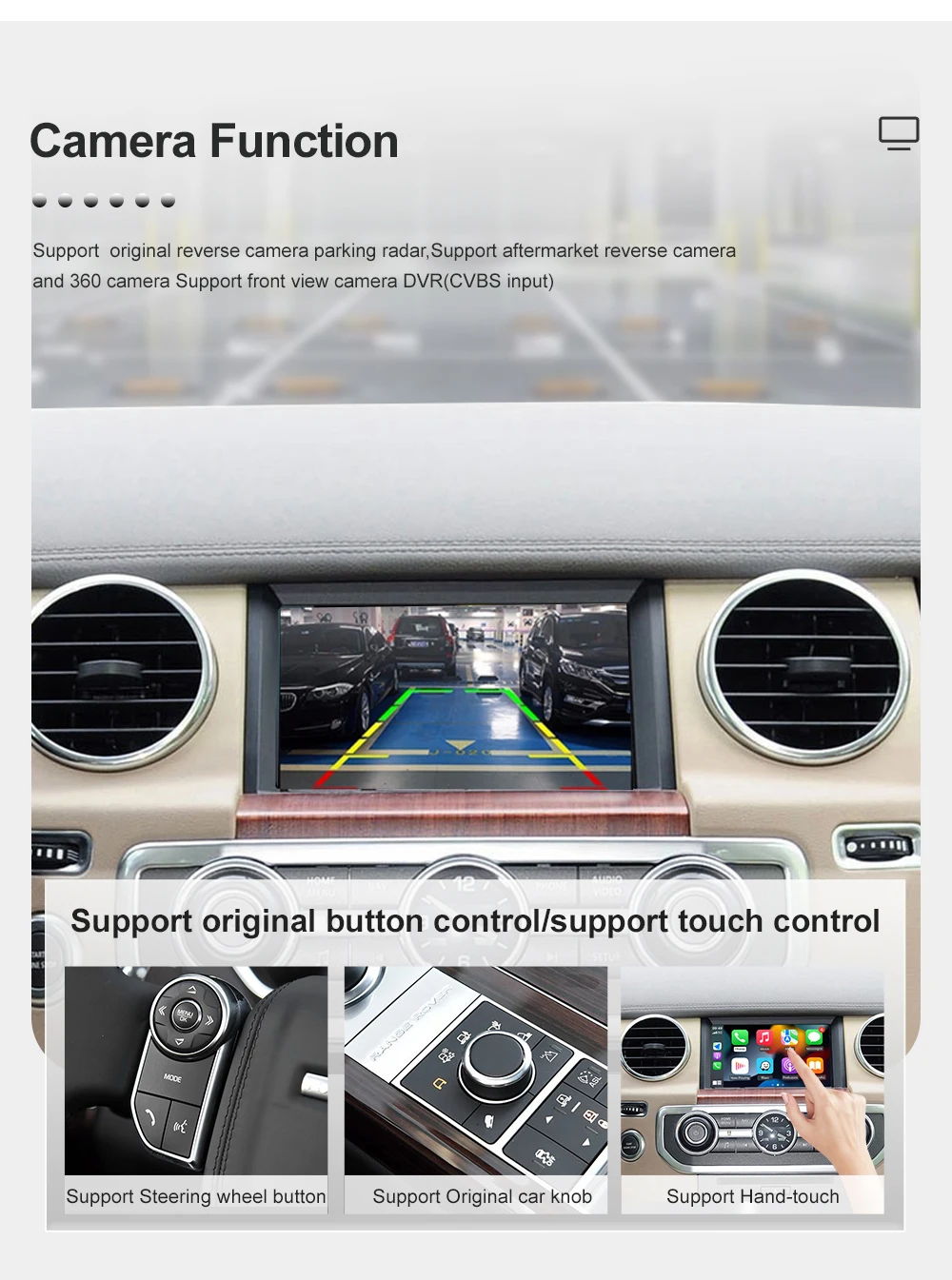 2025 New Wireless Carplay For Land Rover Jaguar Bosch Discovery 4 Aurora Freelander 2 XE XF XJ Airplay Android Auto