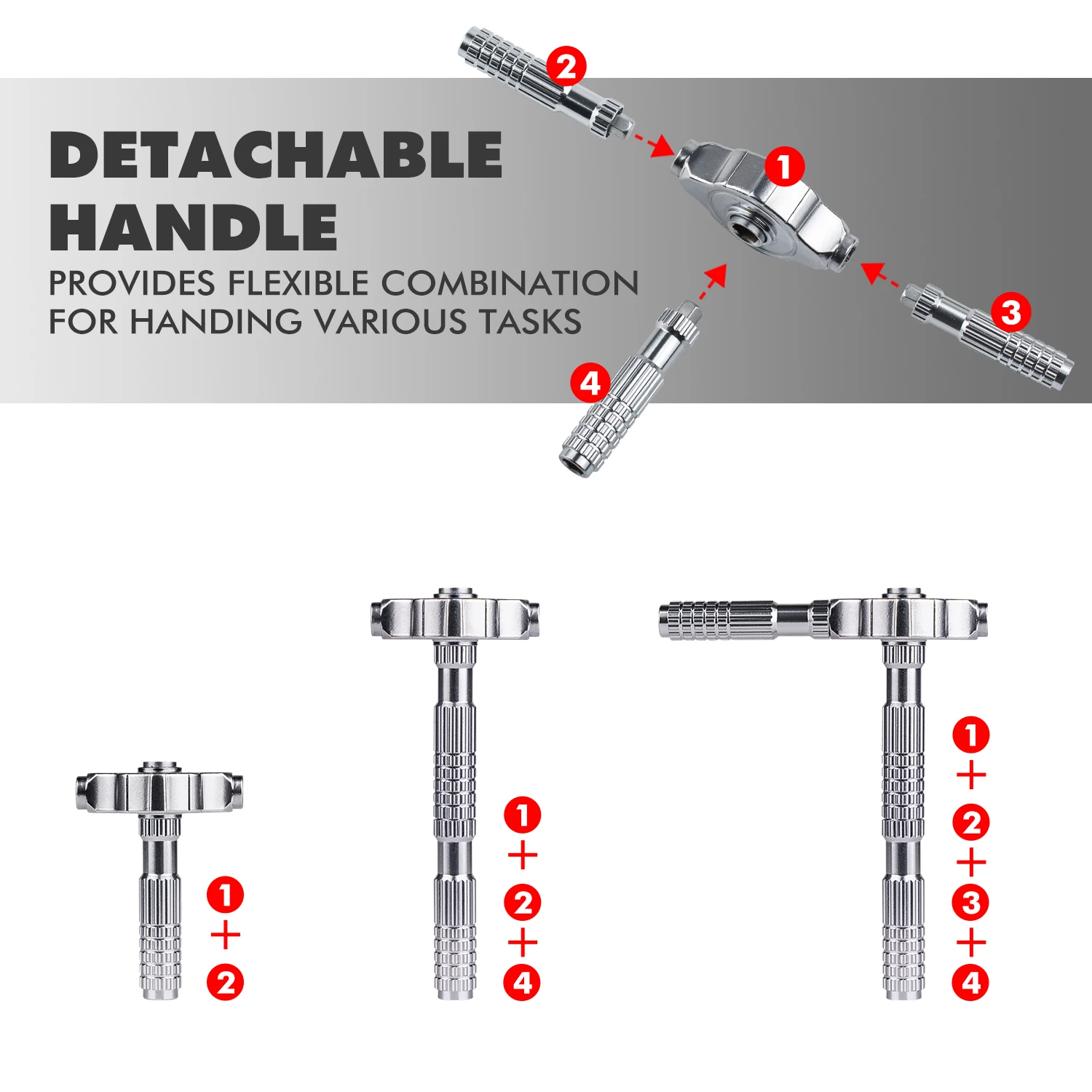 VMAN 40in1 Multifunction Ratchet Screwdriver Set Multi Magnetic Bits Mini Repair Tool Kit Household Tool For PC & Iphone Etc.