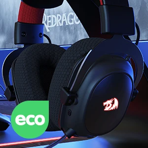 Redragon H510 PRO Zeus-X RGB Wireless Gaming Headset 7.1 Surround Sound 53MM Audio Drivers Multi Platforms Headphone