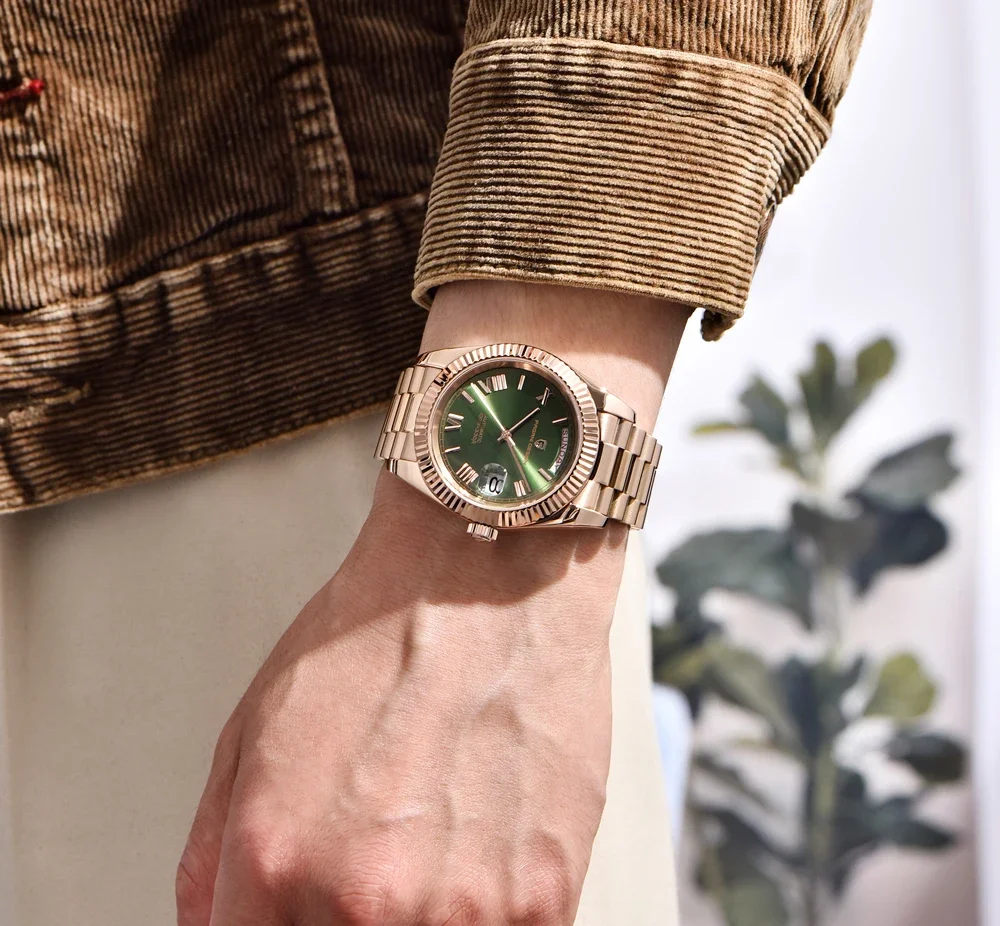 PAGANI DESIGN DD36 Men's Watches Rose Gold Luxury Automatic Watch For Men Mechanical Wristwatches Sapphire Mirror Clock Gift Man