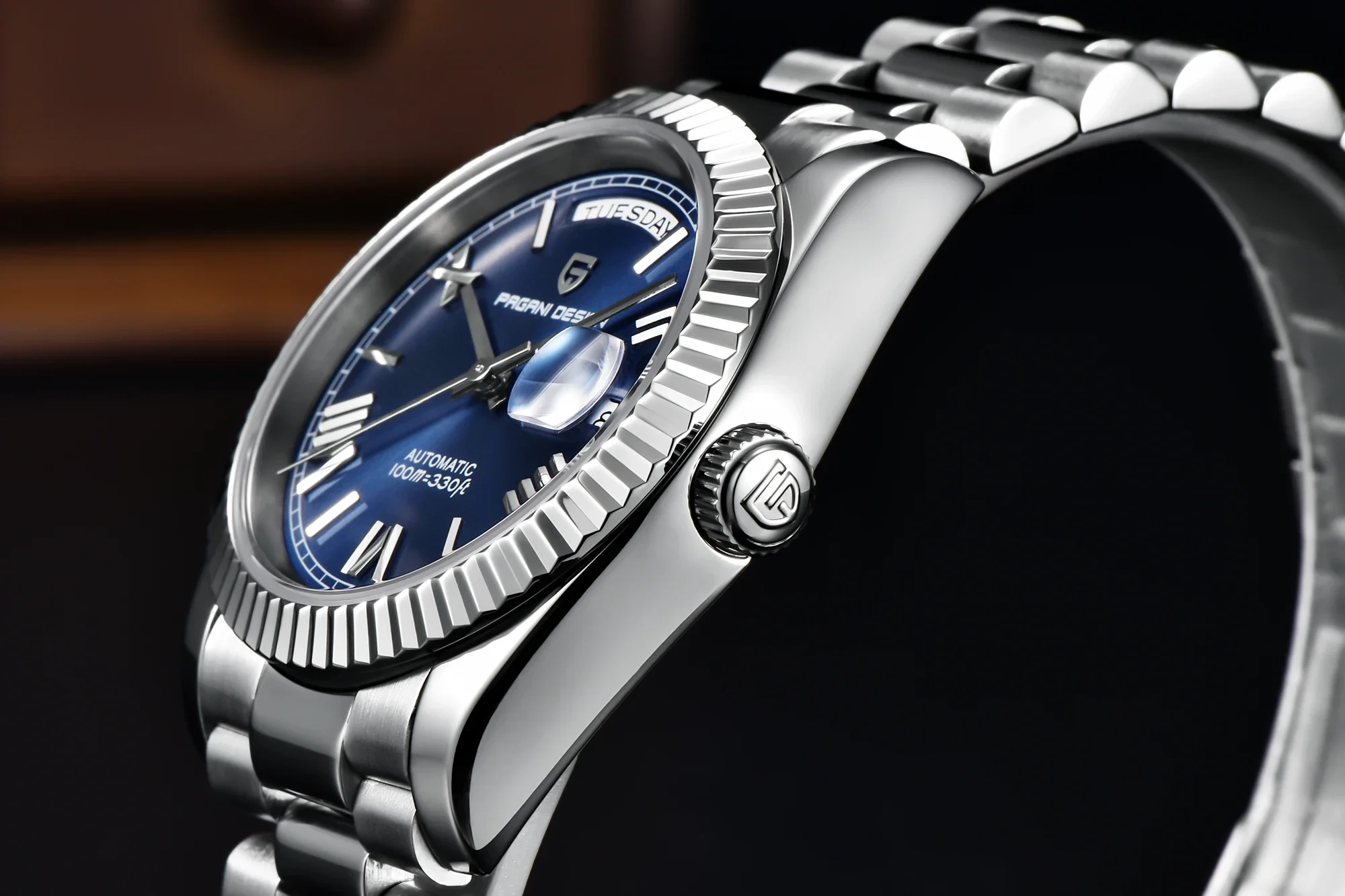 PAGANI DESIGN DD36 Men's Watches Rose Gold Luxury Automatic Watch For Men Mechanical Wristwatches Sapphire Mirror Clock Gift Man