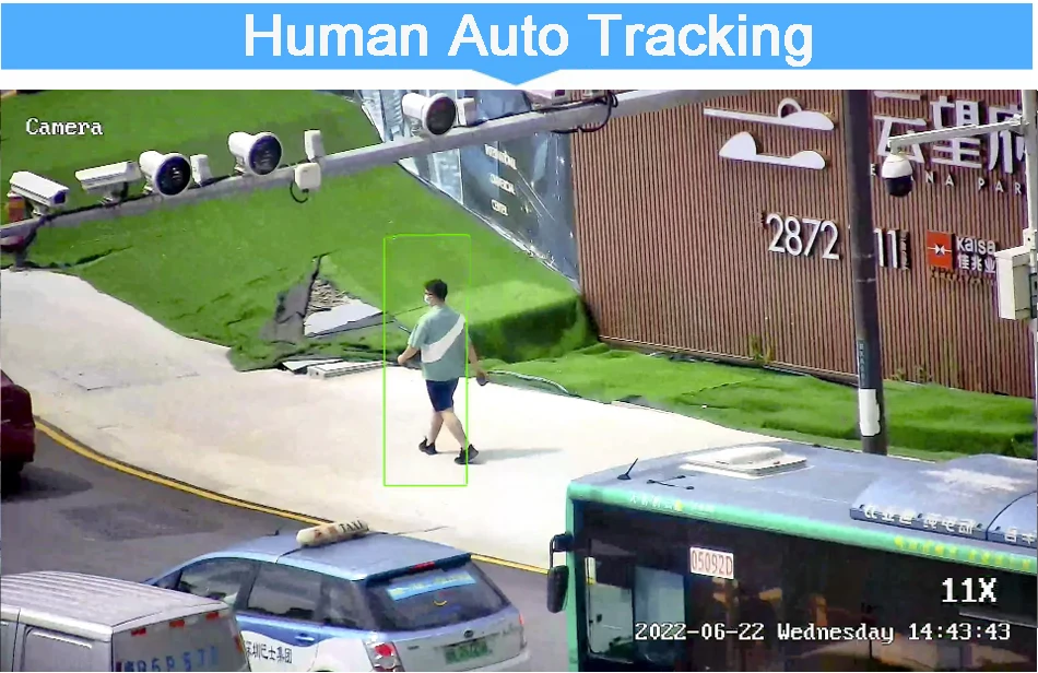 Laser Infrared Full Color Auto Tracking Cruise Real-Time 25fps 8MP 4K 90X Optical Zoom 360° Onvif POE PTZ IP Surveillance Speed Dome Camera