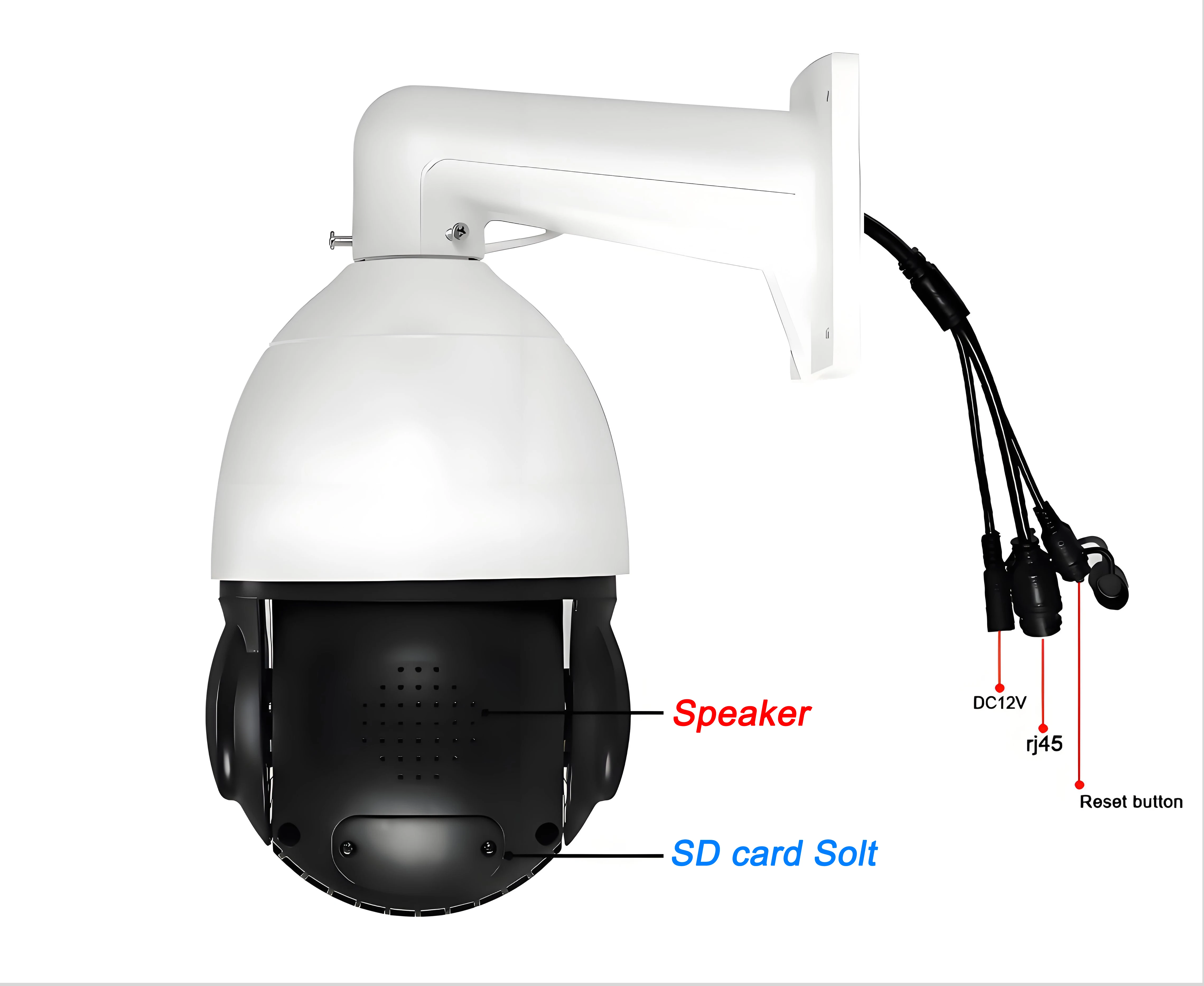 Laser Infrared Full Color Auto Tracking Cruise Real-Time 25fps 8MP 4K 90X Optical Zoom 360° Onvif POE PTZ IP Surveillance Speed Dome Camera