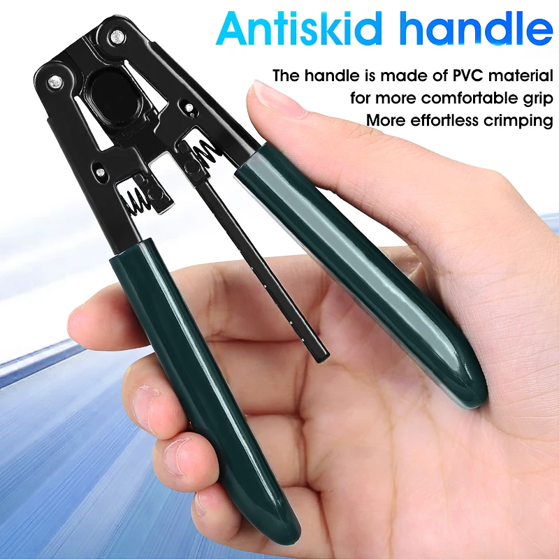 Fiber Optic Tool Kit Three-port Optical Fiber Stripper Wire Strippers Fiber Stripping Pliers Leather Wire Stripper FTTH Tools