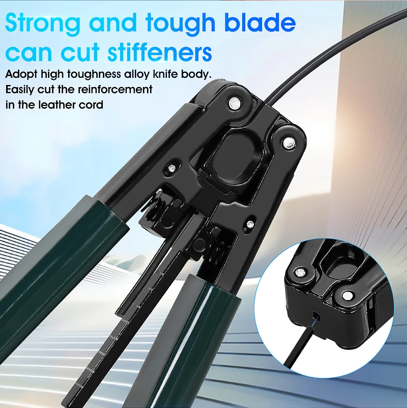 Fiber Optic Tool Kit Three-port Optical Fiber Stripper Wire Strippers Fiber Stripping Pliers Leather Wire Stripper FTTH Tools