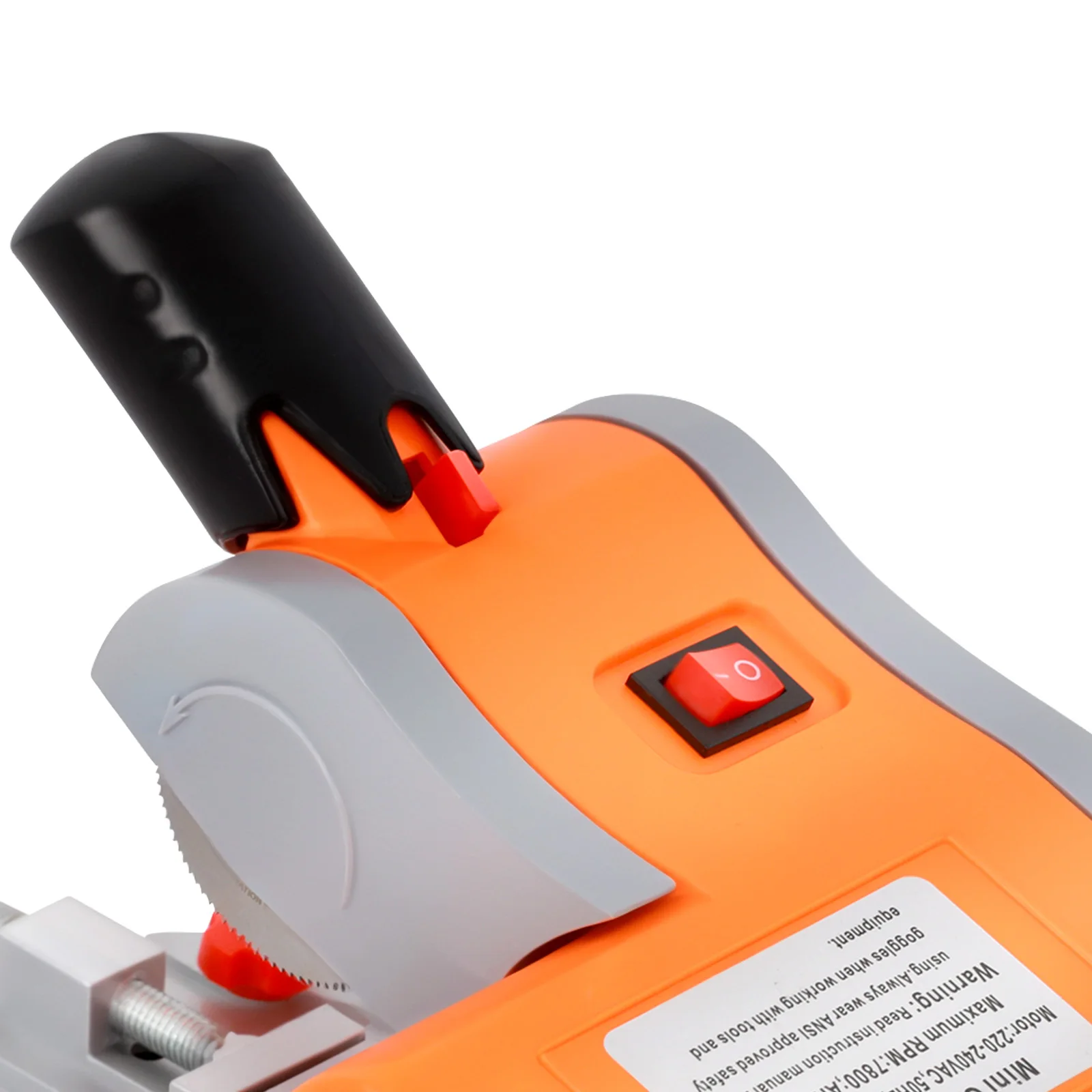 Mini Cut-off Saw 7800RPM 90W 220V/110V Electric Cutting Machine Adjustable 0-45° Angle for Wood Plastic Stone Metal DIY Craft