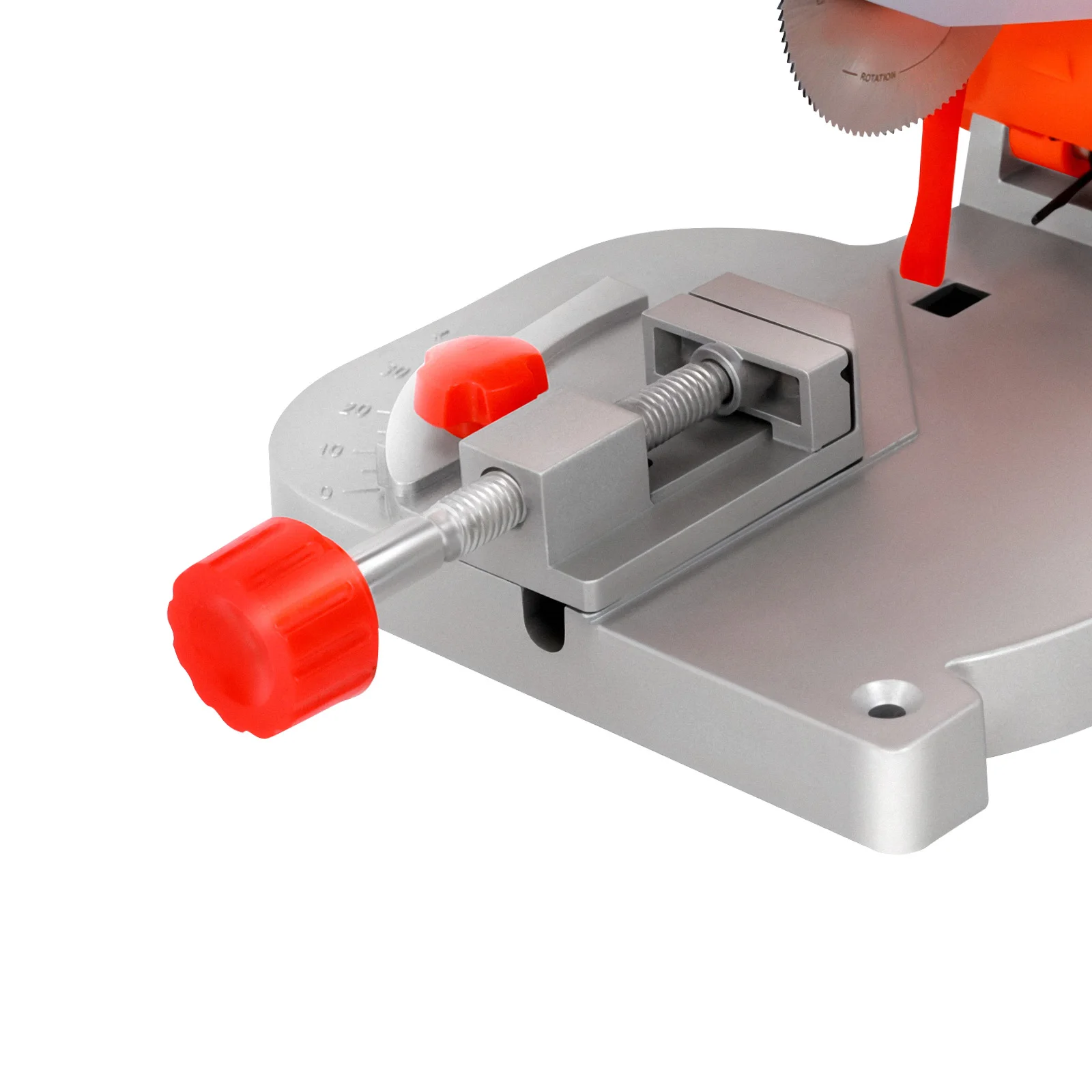 Mini Cut-off Saw 7800RPM 90W 220V/110V Electric Cutting Machine Adjustable 0-45° Angle for Wood Plastic Stone Metal DIY Craft
