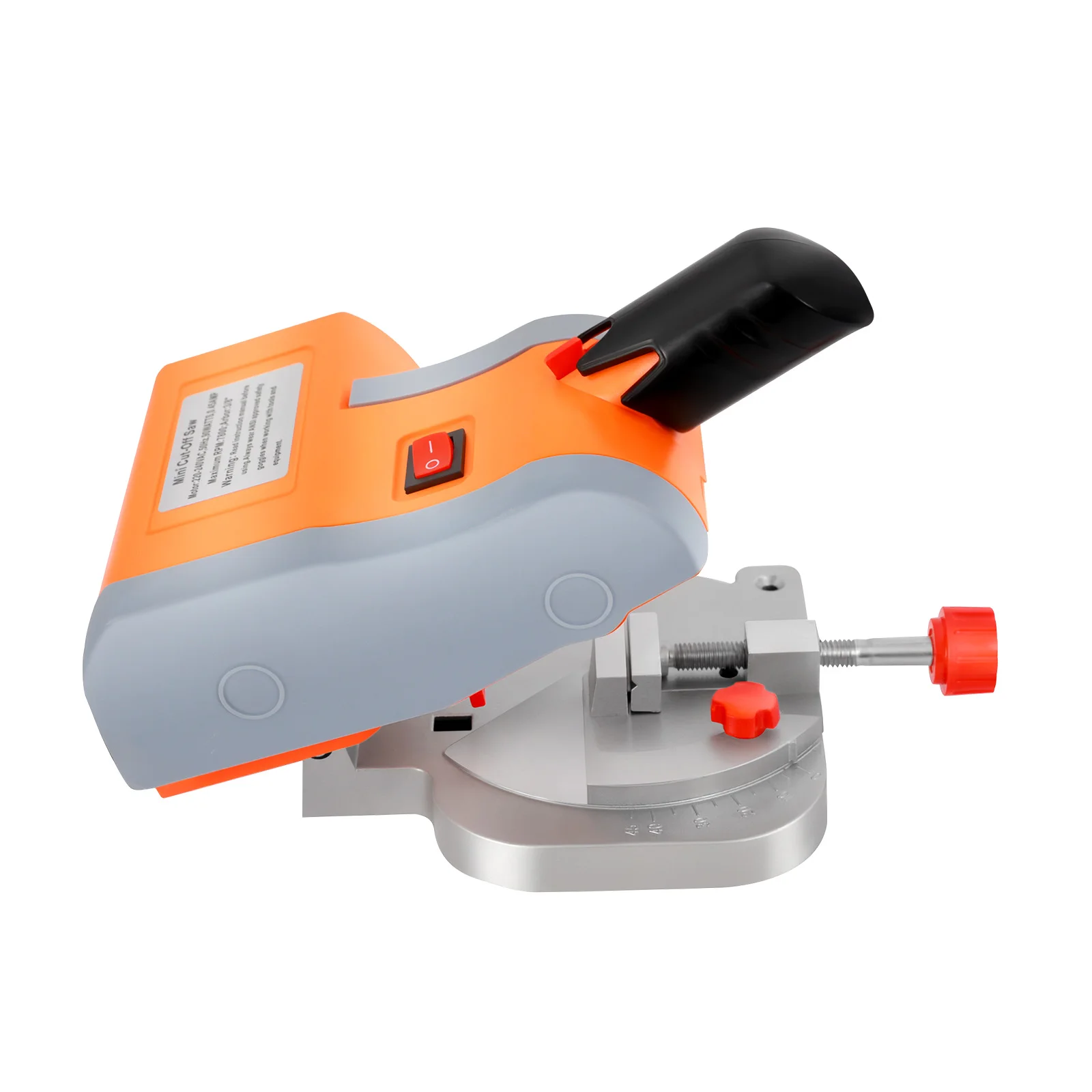Mini Cut-off Saw 7800RPM 90W 220V/110V Electric Cutting Machine Adjustable 0-45° Angle for Wood Plastic Stone Metal DIY Craft