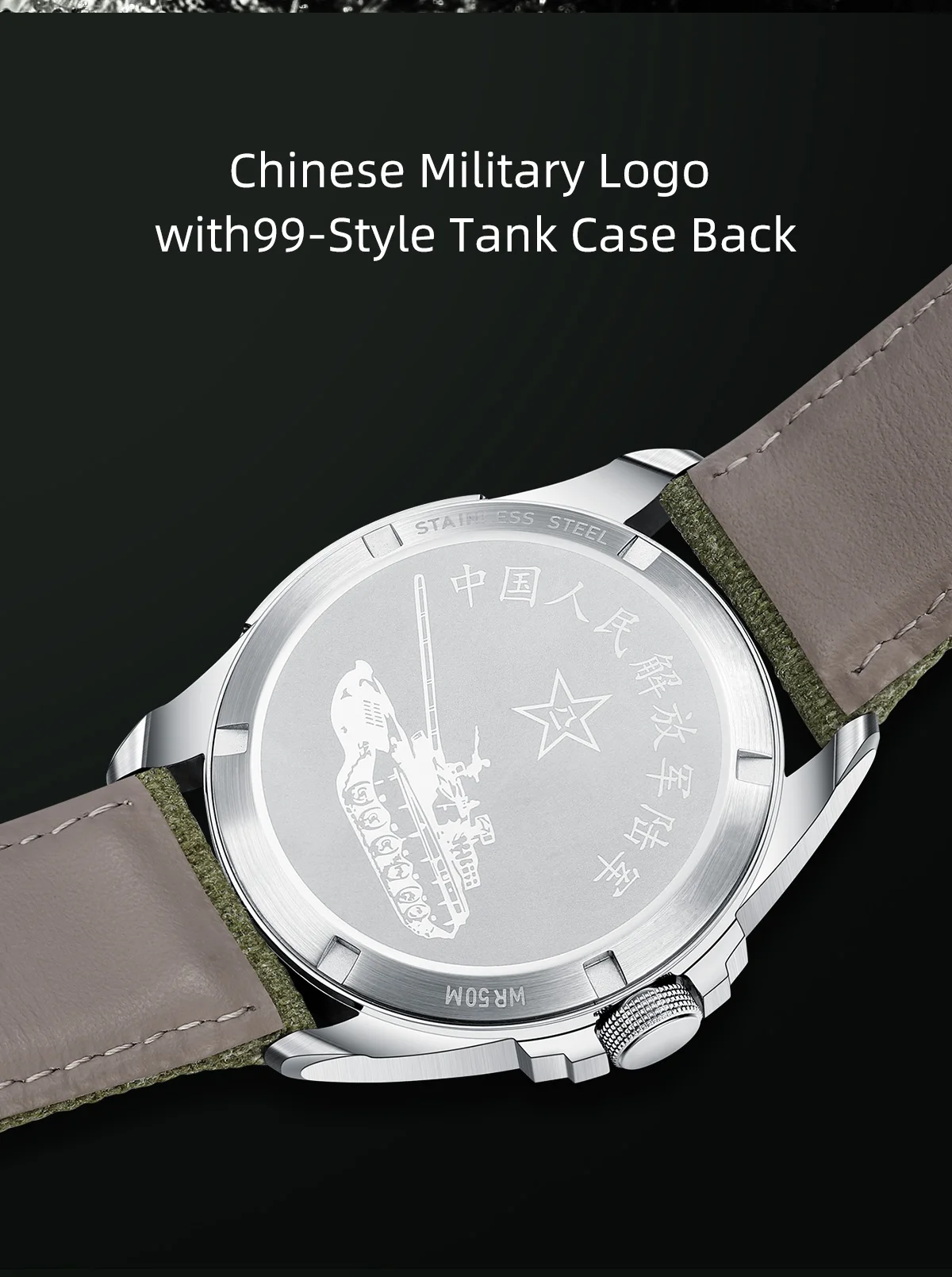 Seagull Luxury Bracelet Military Men Watch Automatic Mechanical Watches For Men Wear Resistant Leather Strap Luminous Clock D581