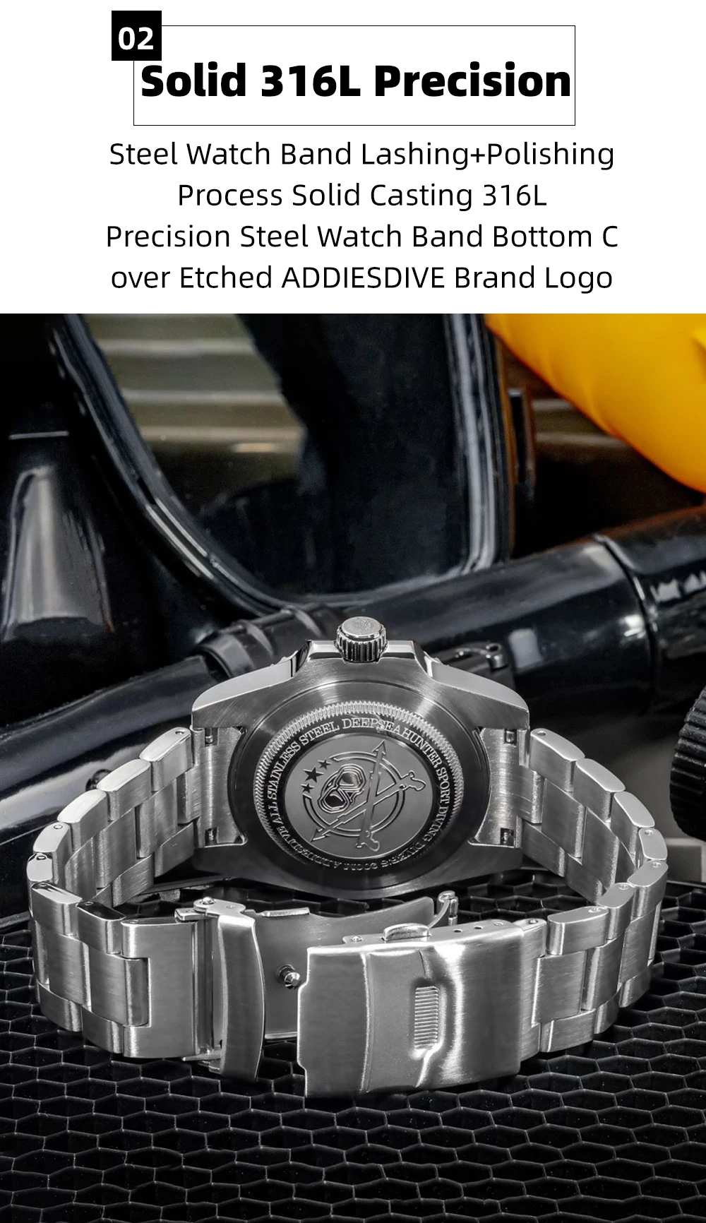 ADDIESDIVE 41mm Men's Quartz Watch 200m Diving Wristwatch C3 Retro Luminous Ceramic Bezel Stylish Men's Analog Watches AD2054