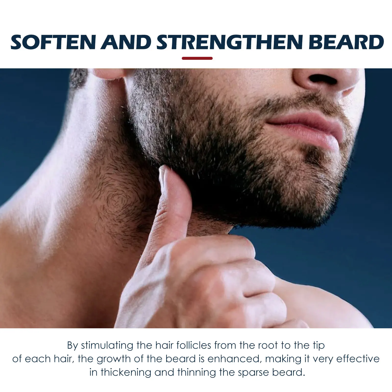 EELHOE Beard Care Oil Strengthening Roots Promote Bread Growth Moisturizing Brightening Thickening Enhance Beard Oil