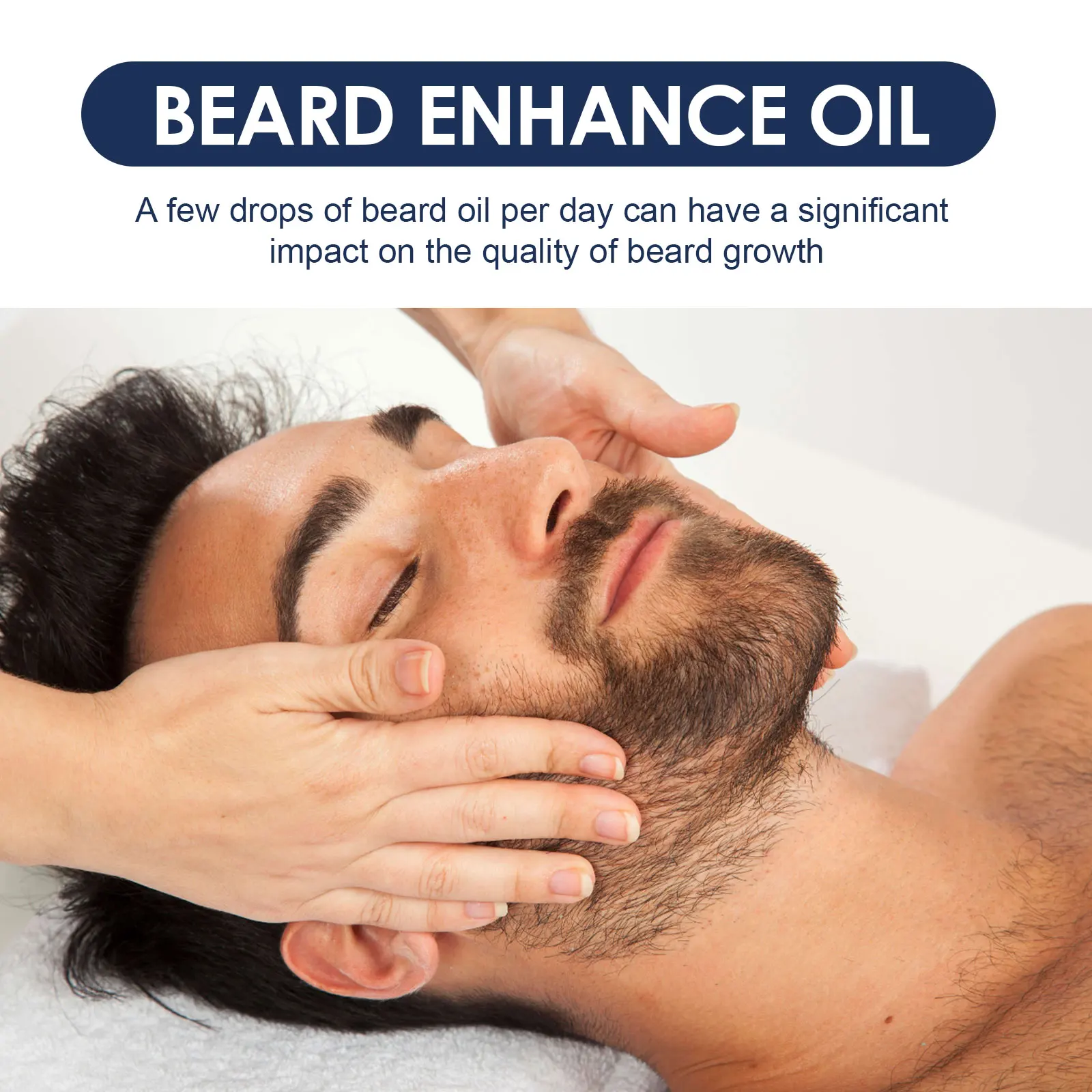 EELHOE Beard Care Oil Strengthening Roots Promote Bread Growth Moisturizing Brightening Thickening Enhance Beard Oil