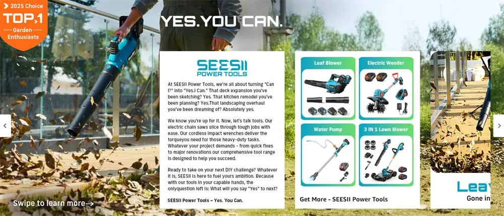 SEESII 40V Brushless Electric Turbo Blower 680CFM Cordless Snow Removal Leaf Blower 20000RPM Dual Battery Work for Lawn Care Debris Dus For Makita 18V Battery Pin