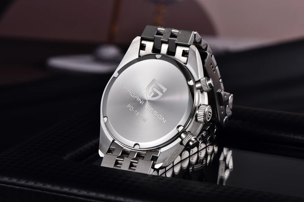 PAGANI DESIGN Men Watches New Pink BB Panda Dial Chronograph Fashion Luxury Quartz Watch For Men VK64 Movt Waterproof Watch 2026