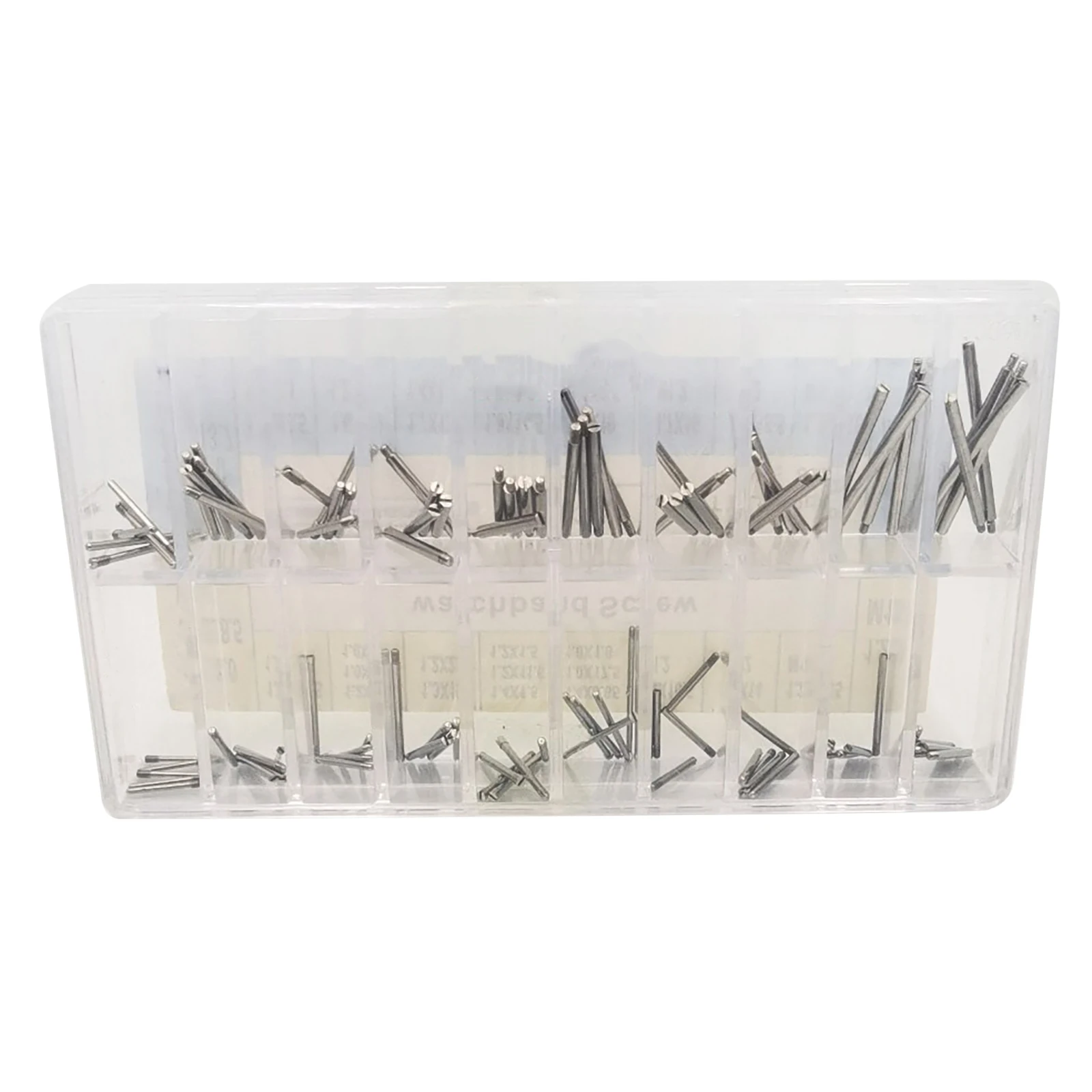 100pcs/set Screws Rod For Rolex Watch Band Strap Stainless Steel Screw Pin Watch Repair Tools Watch Parts Tools Kit Accessories
