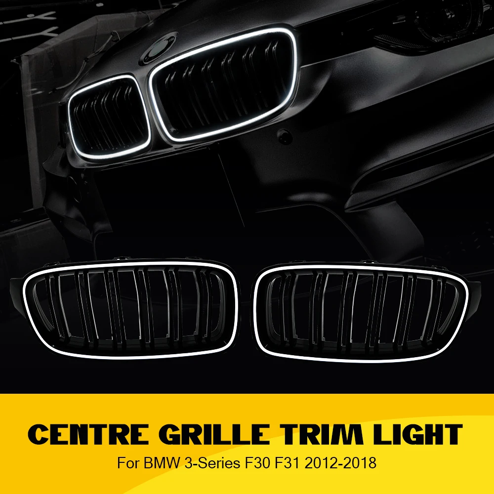 Upgrade Grille For BMW 3 Series F30 2013-2018 2013 2014 2015 2016 2017 2018 Grille Lights RGB Color