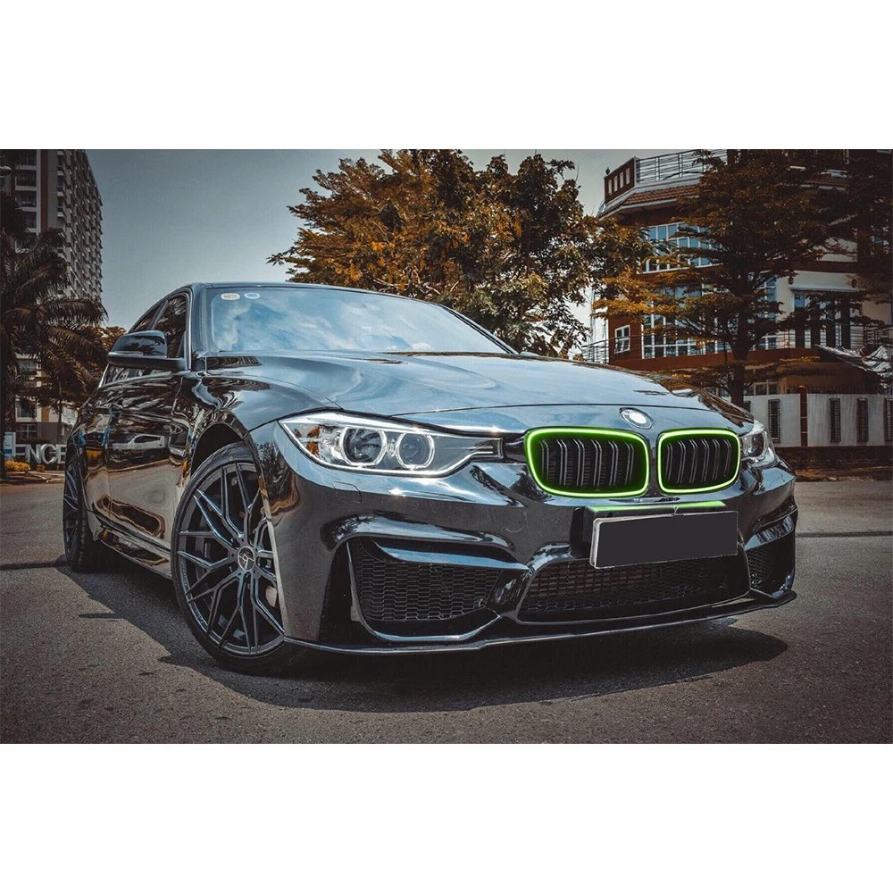 Upgrade Grille For BMW 3 Series F30 2013-2018 2013 2014 2015 2016 2017 2018 Grille Lights RGB Color