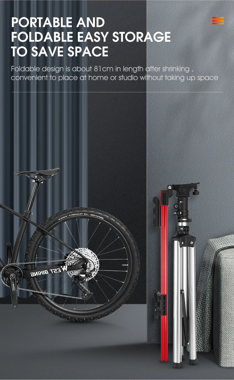 WEST BIKING Professional Mechanic Bike Repair Stand MTB Road Bicycle Maintenance Workstand Foldable Adjustable Wash Bike Rack