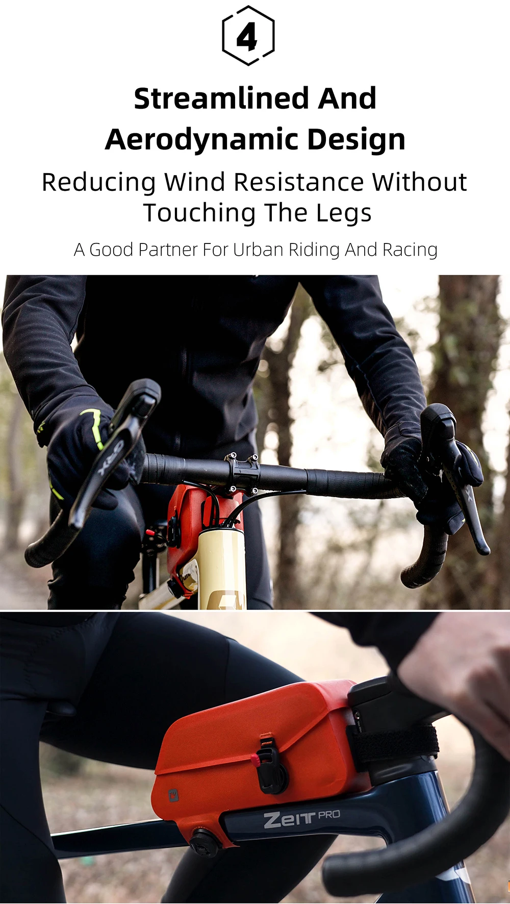 Rhinowalk Bicycle Top Tube Bag Waterproof Bike Front Frame Bag Fit MTB Road Bike Large Capacity Pannier Cycling Accessories
