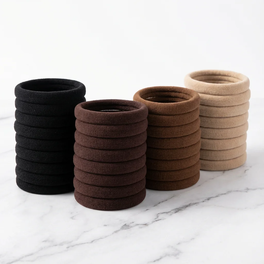 50-Pack Minimalist Hair Bands - Versatile for Daily Chic, Simple & Elegant Look, 50PCS