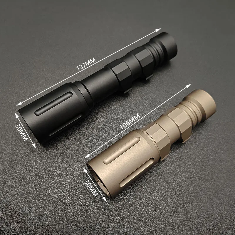 US Warehouse Tactical Metal V2 Flashlight High Power White LED 1000/1300lumens Airsoft Rifle AR15 Hunting Torch Scout Light