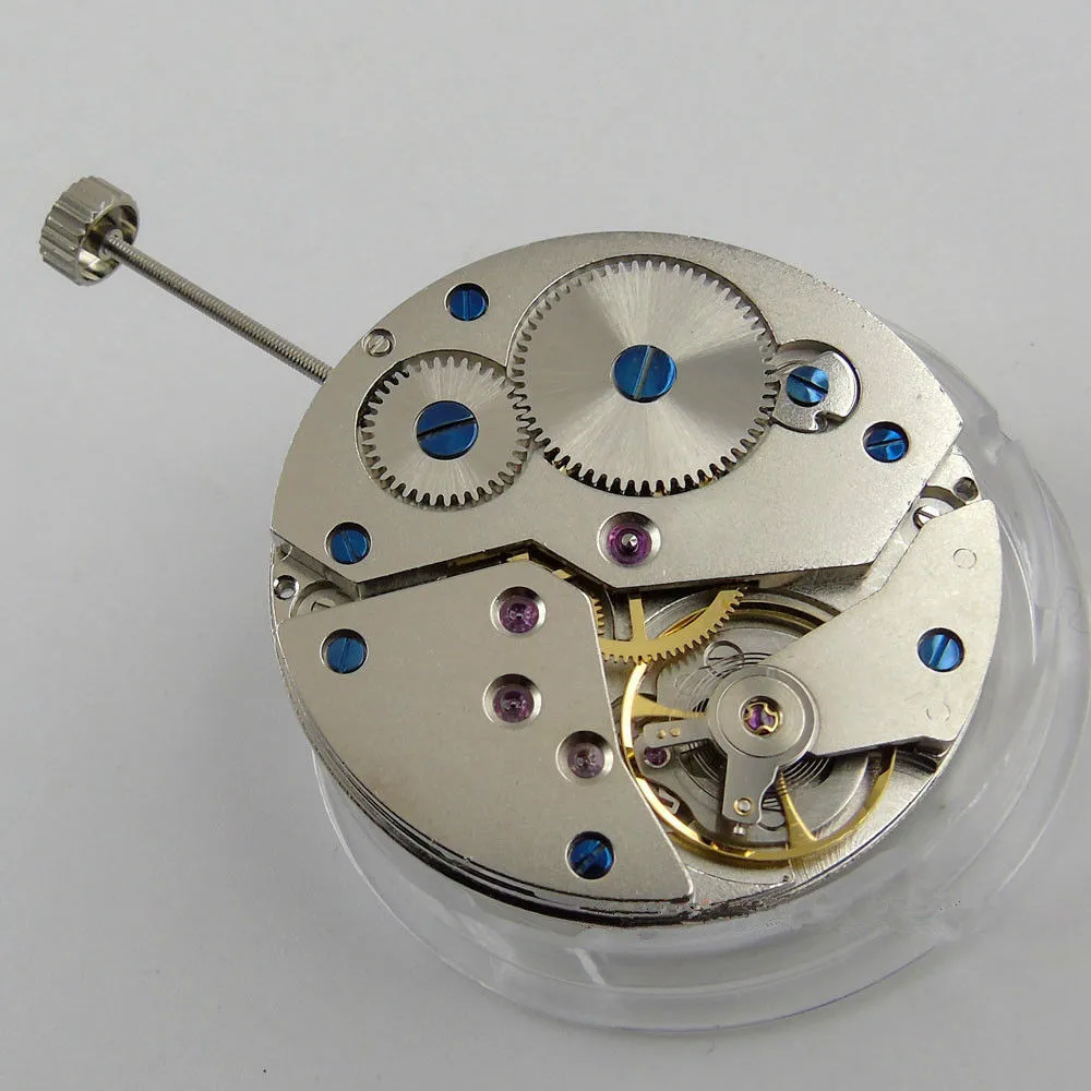 6498 Hand Winding Movement 2 Hands 17 Jewels Mechanical Manual Winding Watch Movement For ETA 6489 For ST3620 Watch Repair Parts