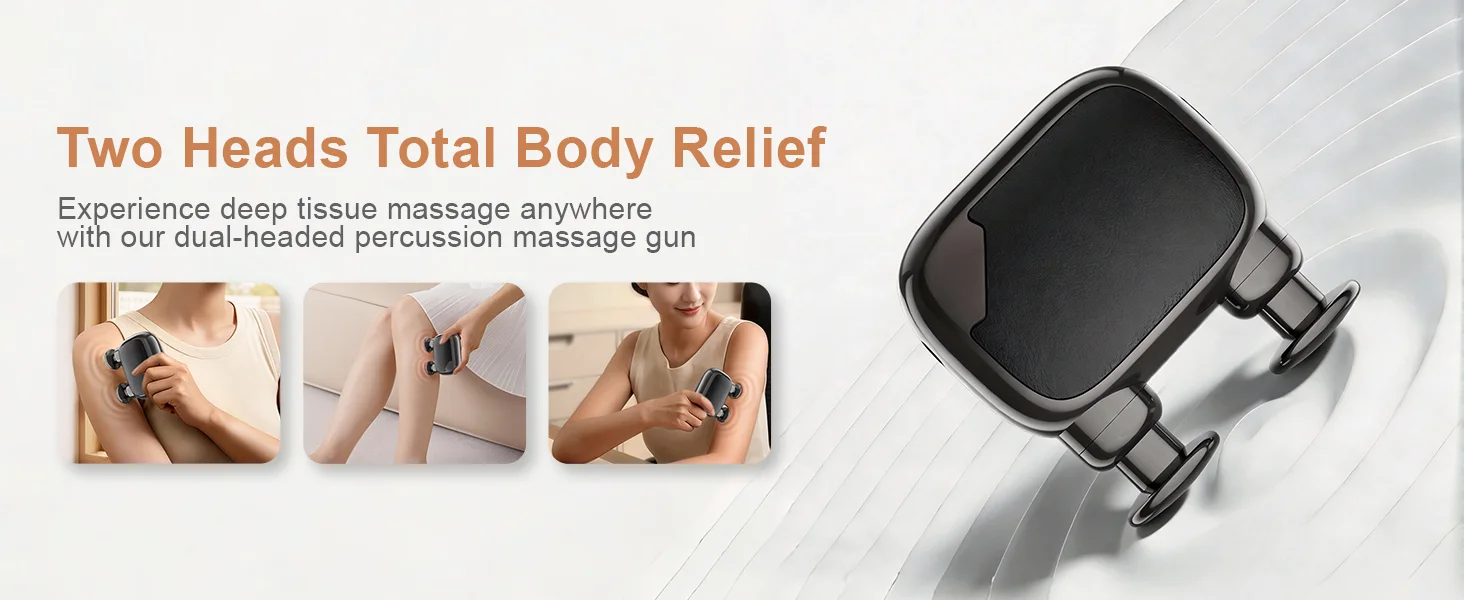 Leercon High Frequency Vibration Fascia Gun Portable Electric Massage Gun Mini Body Massage Gun Muscle Relaxation Fascia masajeador,Best Gift for Women Men