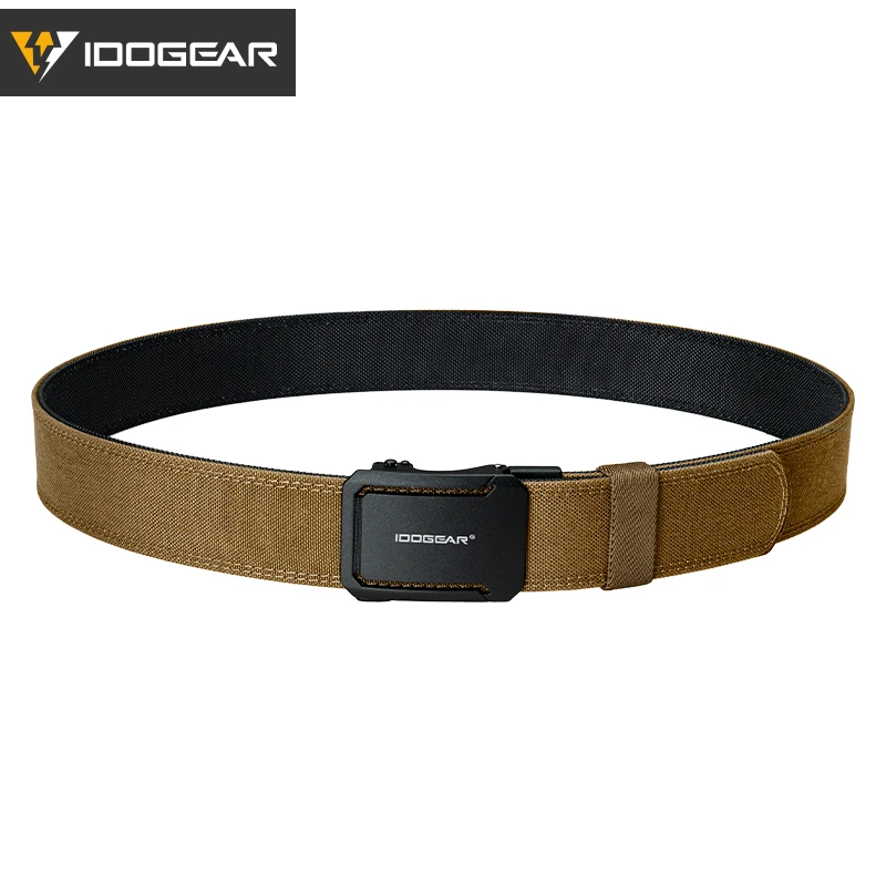 IDOGEAR SPORTS Quick-Adjust Tactical Ratchet Belt | Heavy-Duty 1.75" 1000D Nylon for EDC, CCW & Duty Use 3439