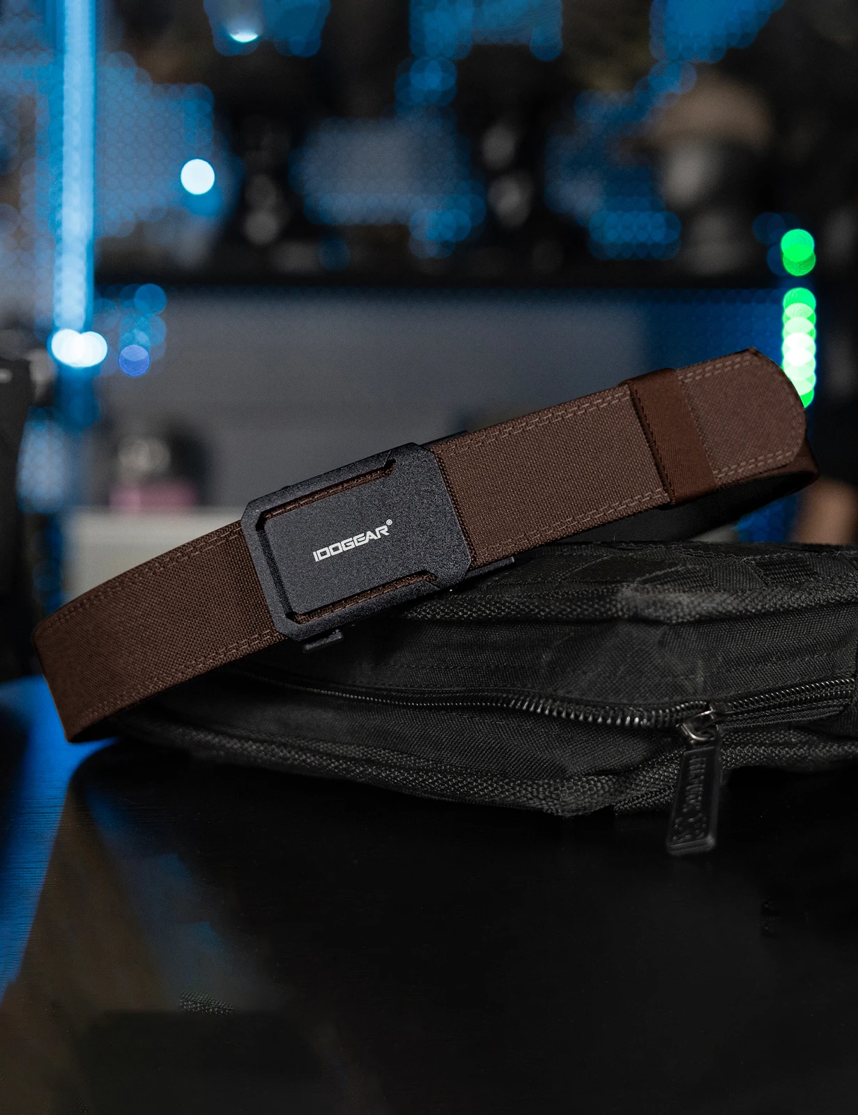 IDOGEAR SPORTS Quick-Adjust Tactical Ratchet Belt | Heavy-Duty 1.75" 1000D Nylon for EDC, CCW & Duty Use 3439