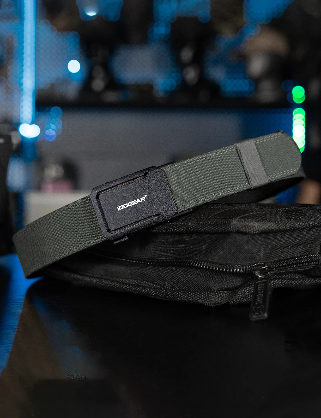 IDOGEAR SPORTS Quick-Adjust Tactical Ratchet Belt | Heavy-Duty 1.75" 1000D Nylon for EDC, CCW & Duty Use 3439