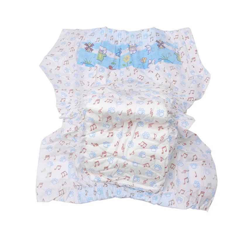 10/12PCS/pack Super Absorption Physiological Pants Dog Diapers For Dogs Pet Female/Male Dog Disposable Leakproof Nappies Puppy