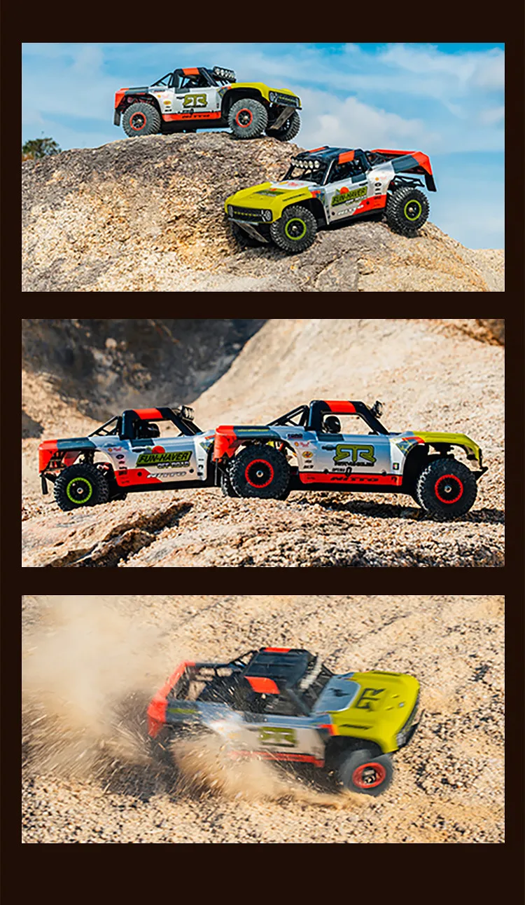 FMS 1/18 Liema Professional Brushless High-Speed Violent Four-Wheel Drive Racing Short Card Off-Road RC Remote Control Car Model