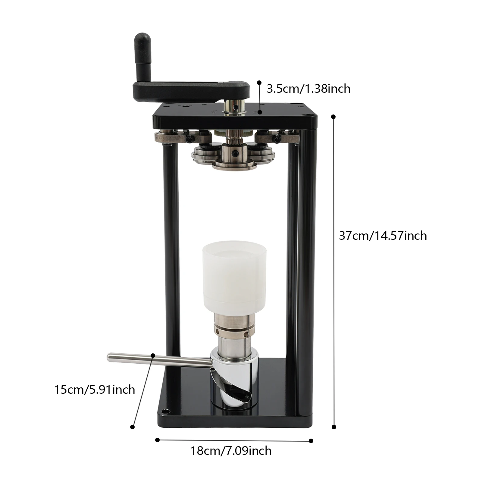 Manual Can Sealer, 10 Pcs/min Aluminum Can Seamer, Stainless Steel Can Sealing Machine For Sealing PET & Aluminum Cans