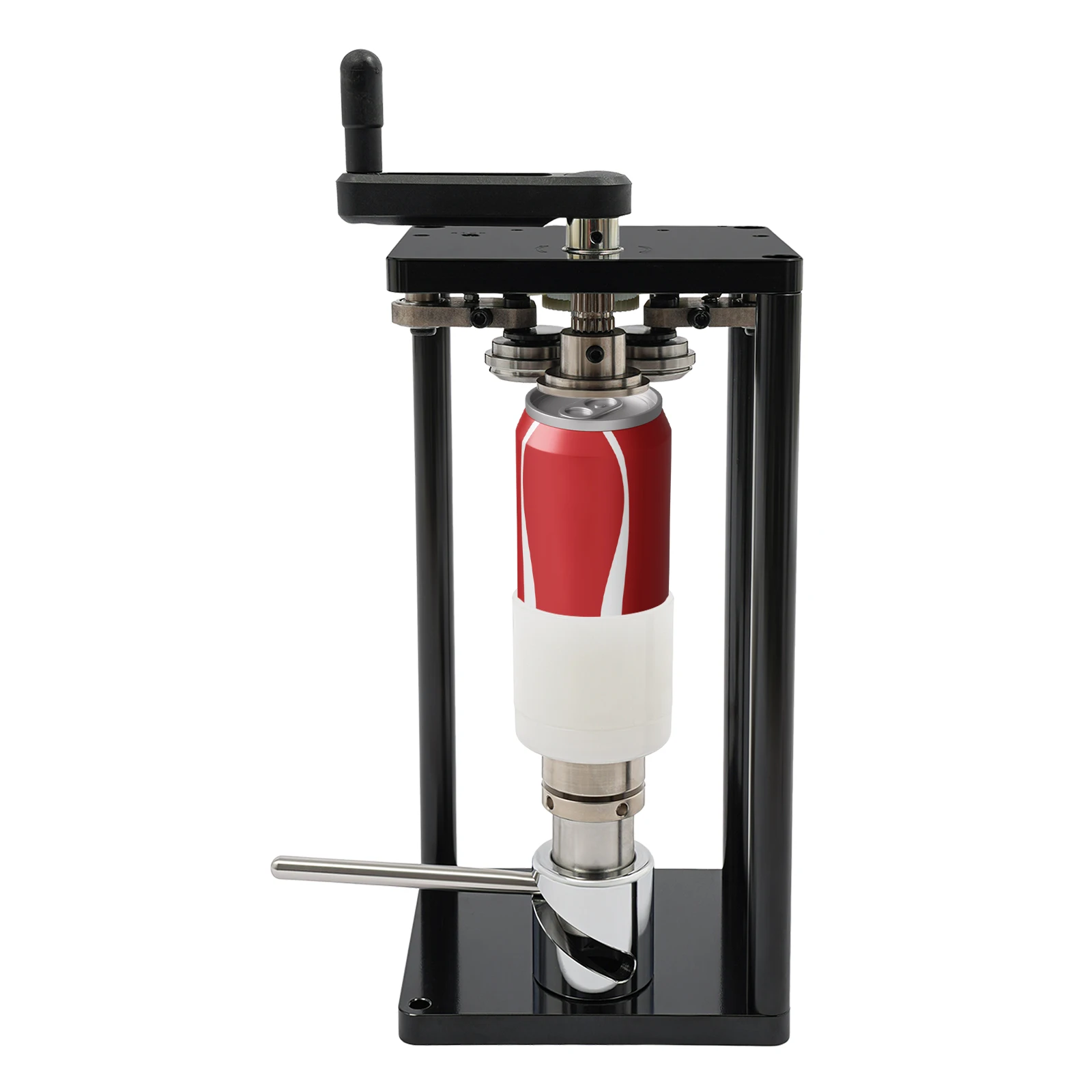 Manual Can Sealer, 10 Pcs/min Aluminum Can Seamer, Stainless Steel Can Sealing Machine For Sealing PET & Aluminum Cans