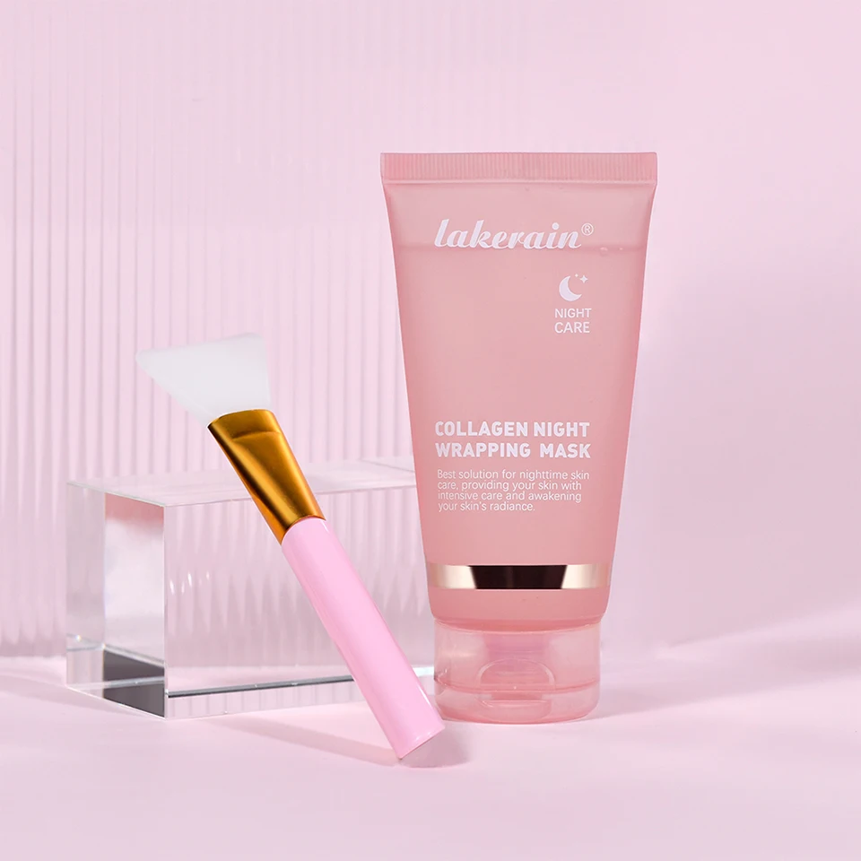 Collagen Overnight Wrapping Peel Off Facial Mask Moisturizing Reduce Fines Lines Dryness Hydration Brightening Korean Skin Care