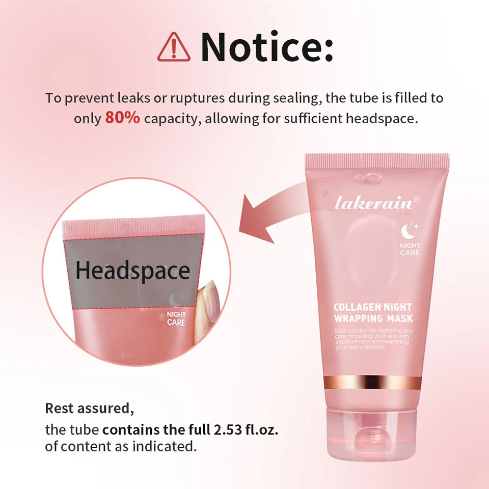 Collagen Overnight Wrapping Peel Off Facial Mask Moisturizing Reduce Fines Lines Dryness Hydration Brightening Korean Skin Care