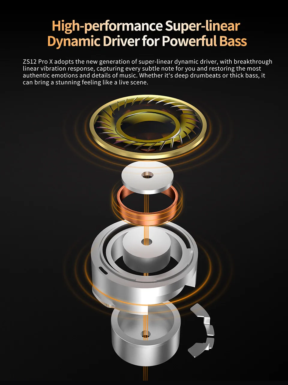 KZ ZS12 PRO X in Ear Monitor IEM Headphones 1DD 5BA Hybrid Wired Gaming Earbuds HiFi Earphones with 2PIN Cable Tunable Full Metal IEM
