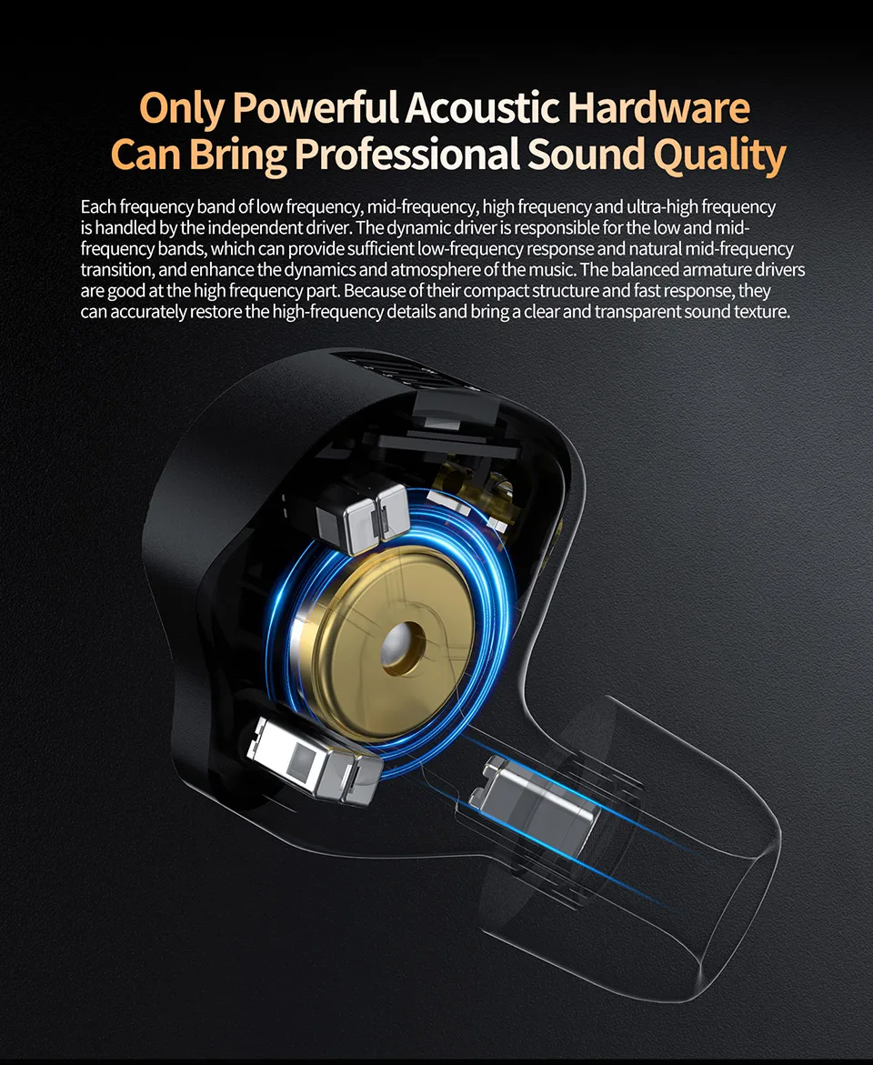 KZ ZS12 PRO X in Ear Monitor IEM Headphones 1DD 5BA Hybrid Wired Gaming Earbuds HiFi Earphones with 2PIN Cable Tunable Full Metal IEM