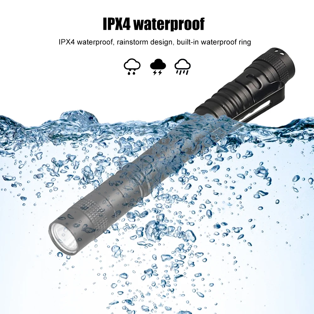 Mini Portable LED Pen Light Pocket Ultra Bright High Lumens Handheld Flashlight Linterna Torch For Camping Outdoor Emergency