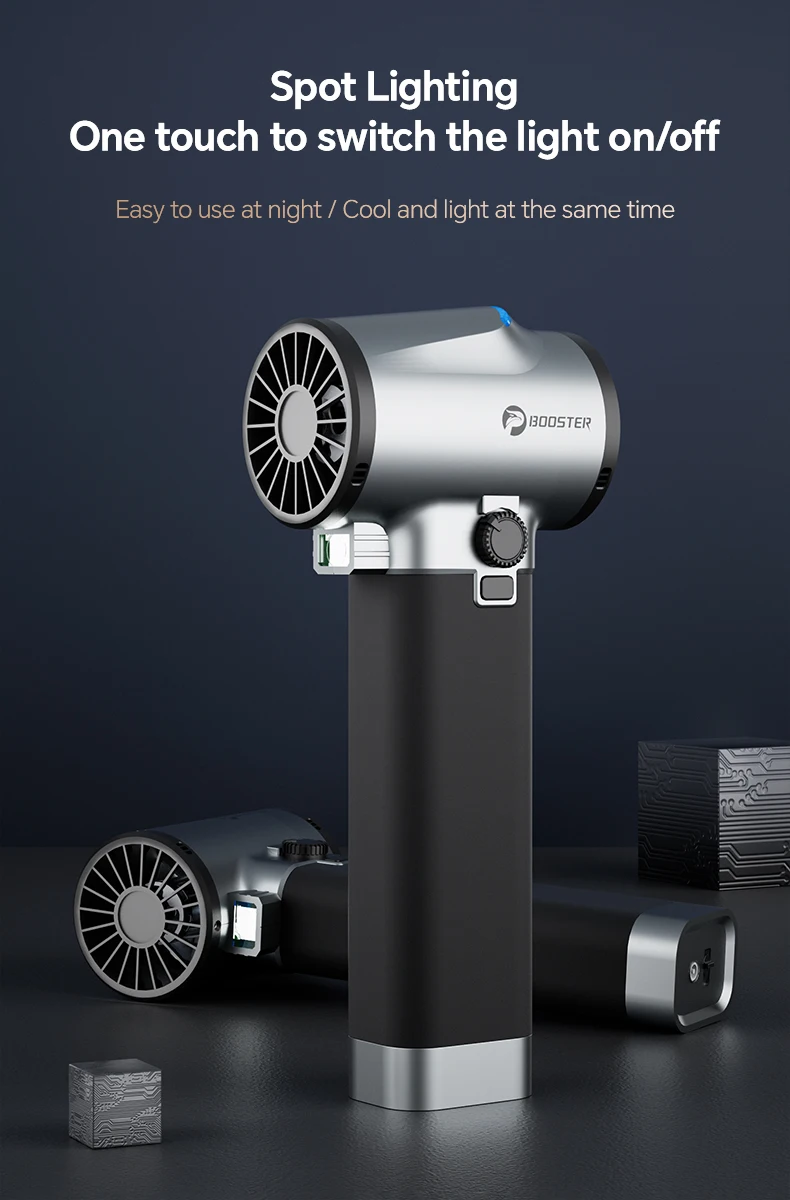 BOOSTER TF64A2 Turbo Fan Water Blower for Vehicles Home&Outdoor 64mm Ducted Brushless Motor Maximum Power 750W High Capacity 4000mAh Battery 1400G Thrust